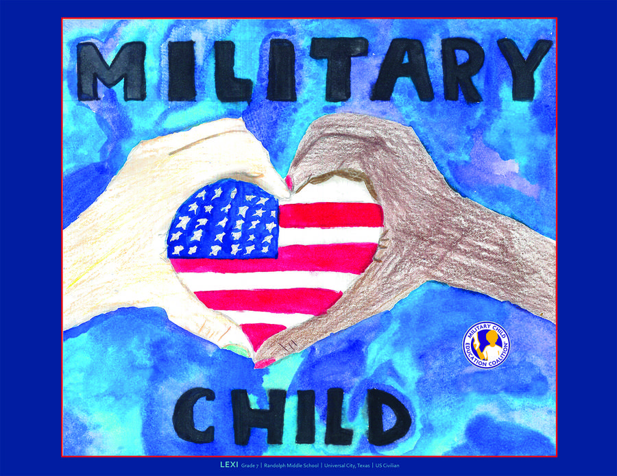 Military child art