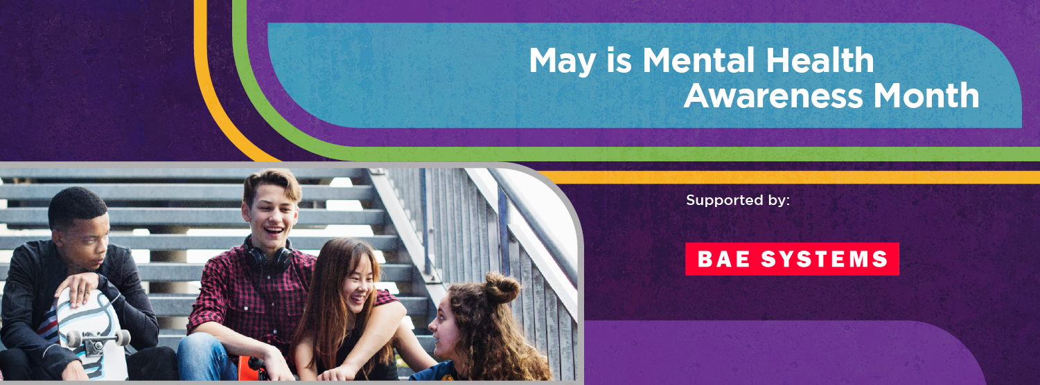 IMAGE: Purple background with "April is Month of the Military Child"